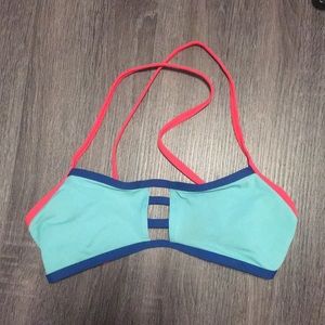 Jolyn contrast “tomcat” bikini top